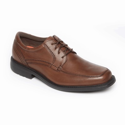 Sapatos Oxfords Rockport Style Leader 2 Apron Toe Homem Marrom PT-02184